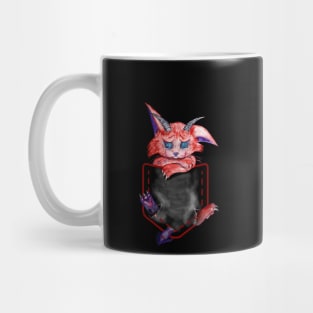 demon cat in your pocket Mug